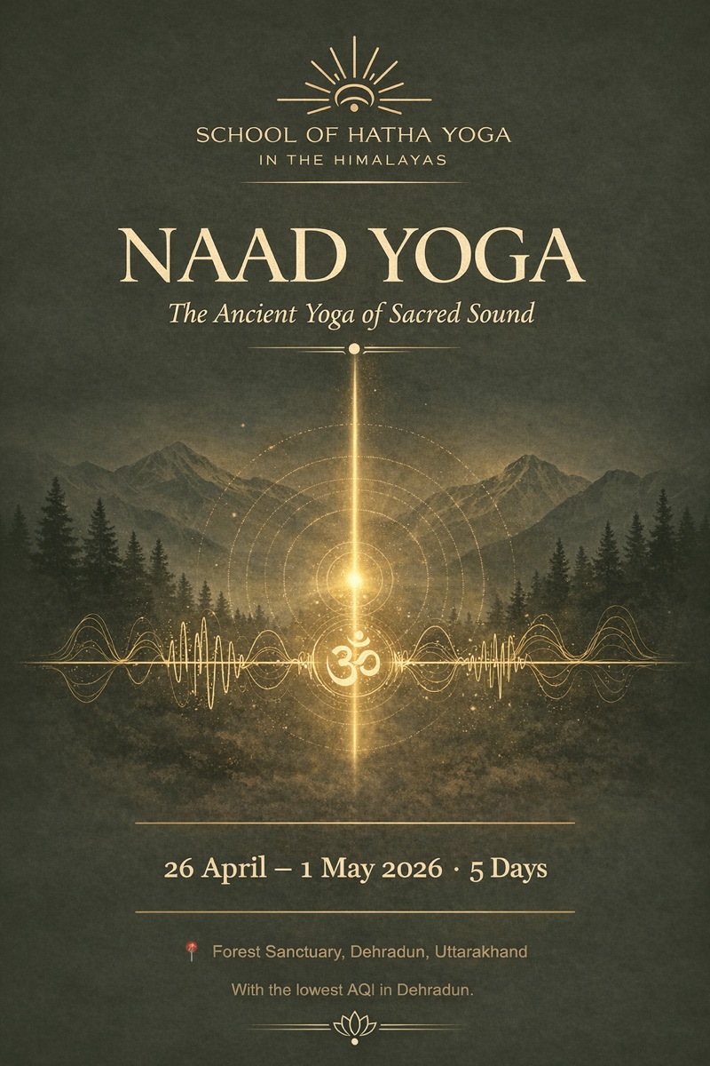 Naad Yoga retreat — sound and vibration meditation in the Himalayas near Dehradun