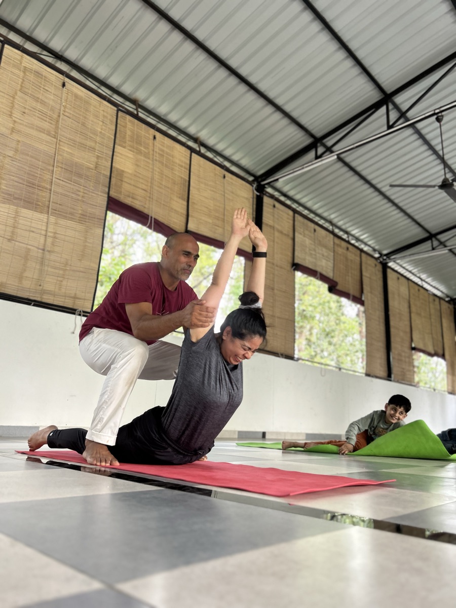 3-acre forest sanctuary of School of Hatha Yoga near Dehradun