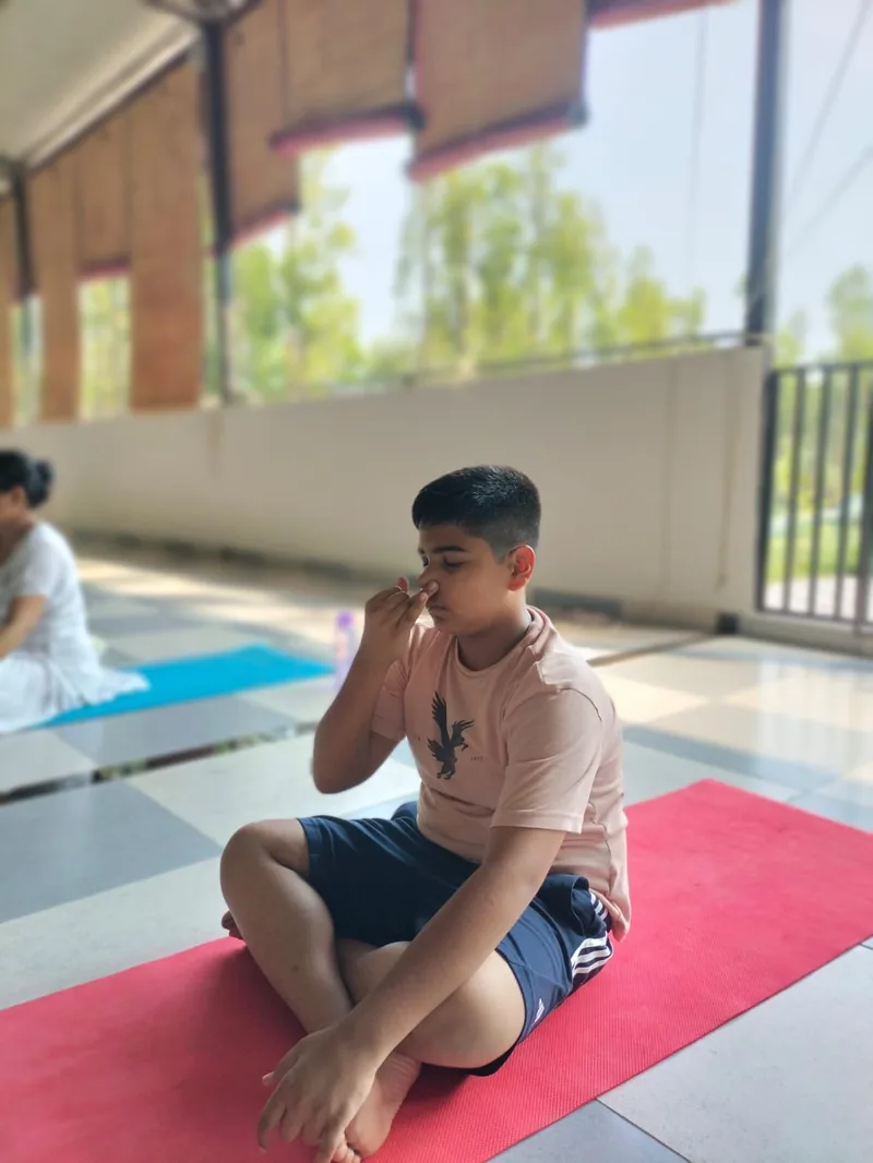 Wellness yoga retreat session at School of Hatha Yoga